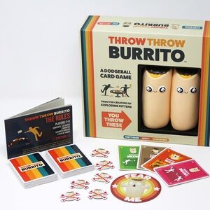 🔥3/$15 Throw Throw Burrito Dodgeball Card Game - Multicolor
